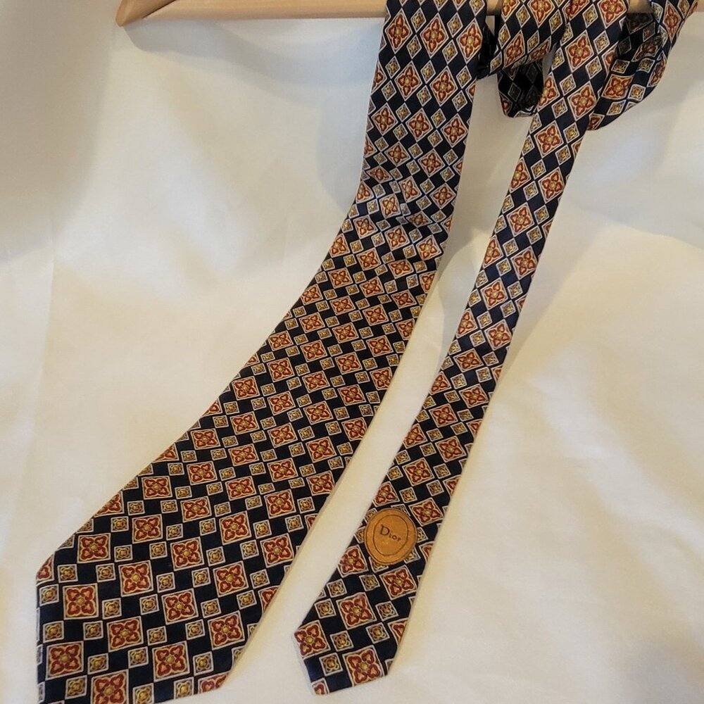 Vintage Christian Dior Mens Tie